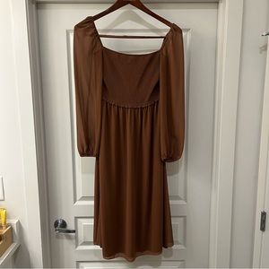 Aritzia Wilfred Tempest Midi Dress size medium